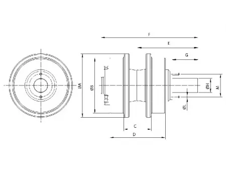 Rodillo superior para bulldozer Komatsu D85
