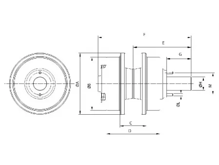 Rodillo superior para bulldozer Komatsu D39