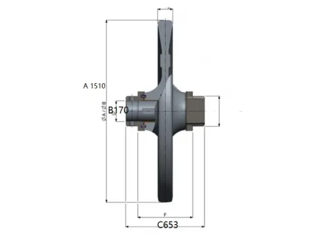 Rueda guía para excavadora Komatsu PC3000