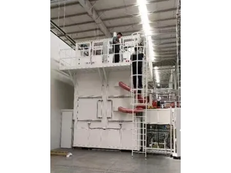 Secador vertical multicapa