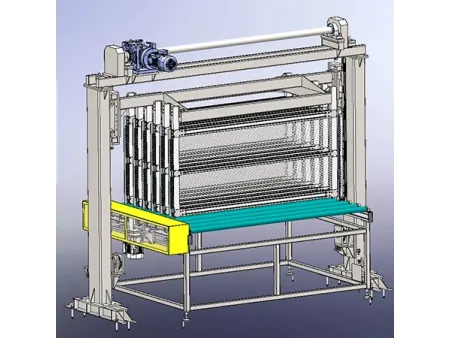 Acumulador vertical de vidrio