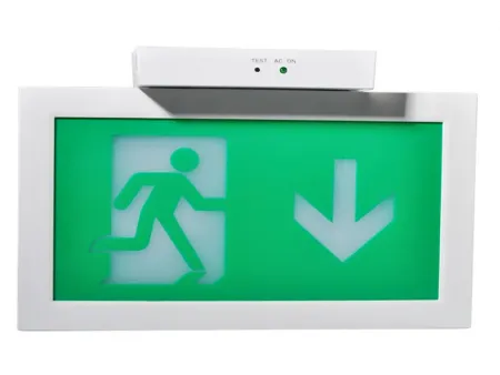 Señal de salida de emergencia LED de instalación múltiple con carcasa plástica, LE2915