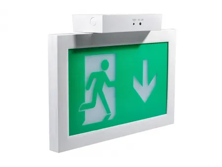 Señal de salida de emergencia LED de instalación múltiple con carcasa plástica, LE2915