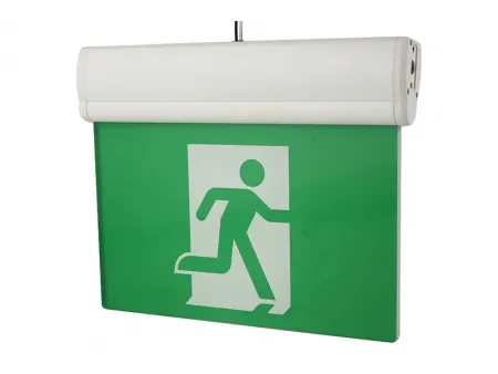 Señal de salida de emergencia LED de aluminio, JELRM