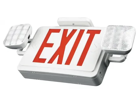 Señal de salida LED combinada con luz de emergencia (letras verdes/rojas), JLEC2GW/JLEC2RW