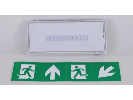 Señal de salida de emergencia LED estanca e impermeable (11 LED SMD2835), LE515-11