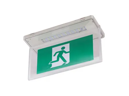 Señal de salida de emergencia LED estanca e impermeable (20 LED SMD2835), LE517