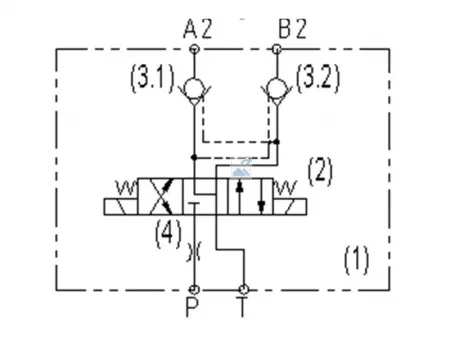 Bloque de válvula de acoplamiento rápido K04