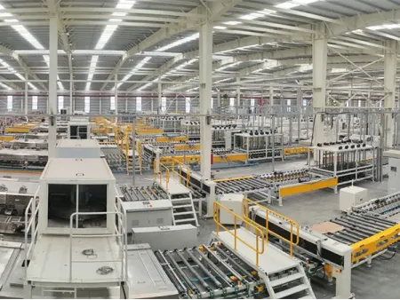 Transportador de rodillos de vidrio plano