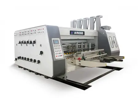 Impresora, ranuradora, troqueladora rotativa con alimentador de borde delantero, CZYL-D