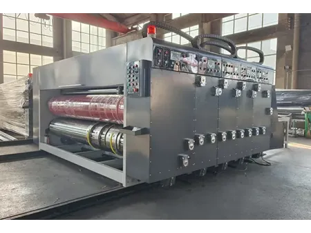 Impresora, ranuradora y troqueladora con alimentador de cadena, CZYL-F