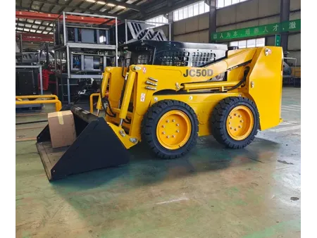 Minicargadora sobre ruedas JC50D