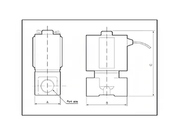 Serie VX2120  Válvula solenoide de latón de 2/2 vías