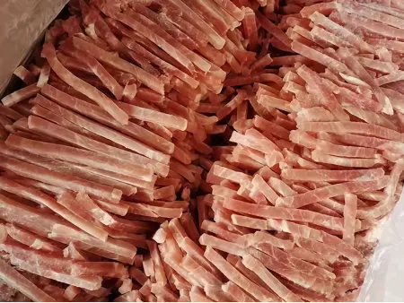Cortadora centrífuga 3D para carne congelada (cubos, rebanadas y tiras)