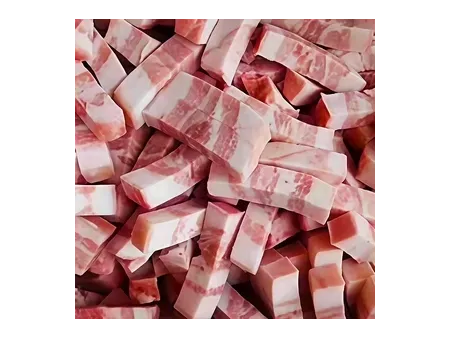 Cortadora continua de carne congelada para cubos, rebanadas y tiras