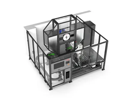 Sistema automatizado robótico de pruebas de impacto Charpy