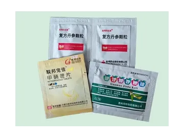 DXDK950F, Full-Servo  Envasadora de Sobres Tipo Sachet de 4 Sellos Para Polvos