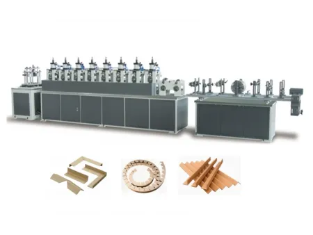 Máquina para fabricar cantoneras de cartón