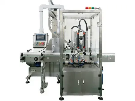 Taponadora automática de un cabezal
