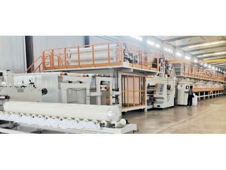 Línea de producción de membranas impermeabilizantes autoadhesivas antiadherentes